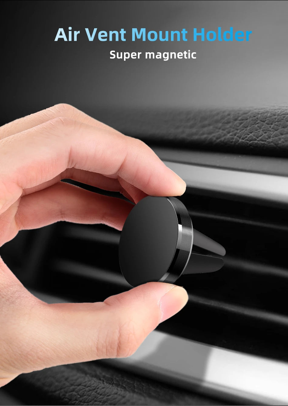 Support Téléphone Magnétique Voiture - Ultra Puissant & Compact