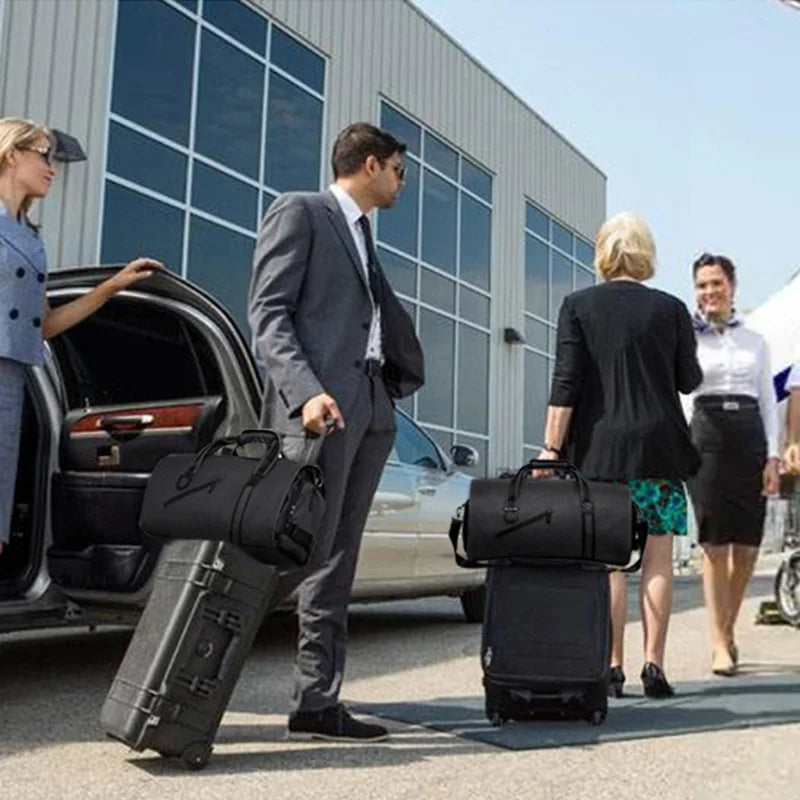 Sac de Voyage 3-en-1 avec Rangement Pliable – Idéal pour les Déplacements, le Sport et les Affaires