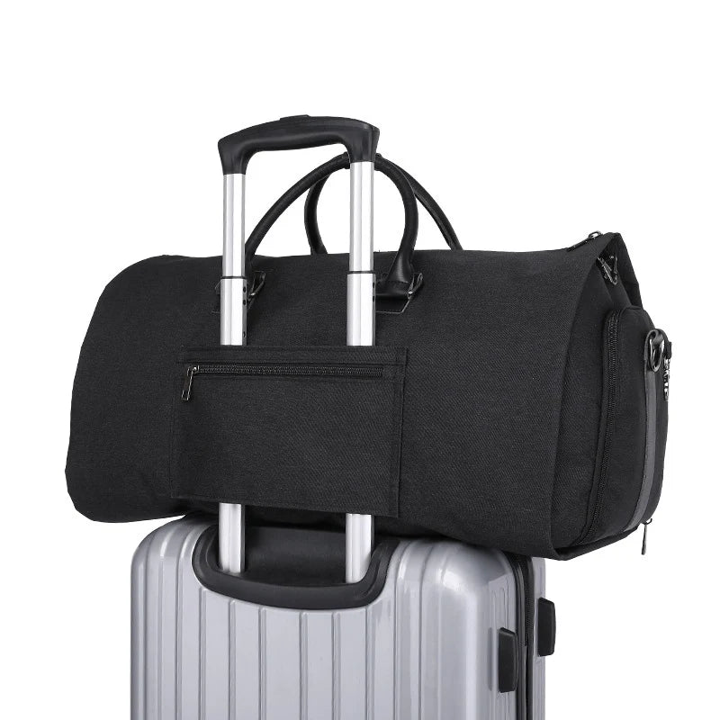 Sac de Voyage 3-en-1 avec Rangement Pliable – Idéal pour les Déplacements, le Sport et les Affaires
