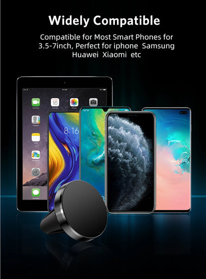 Support Téléphone Magnétique Voiture - Ultra Puissant & Compact