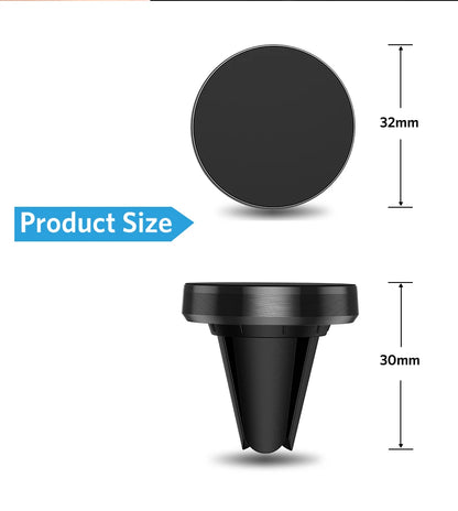 Support Téléphone Magnétique Voiture - Ultra Puissant & Compact