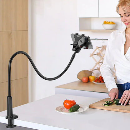 Support Téléphone Flexible 80 cm – Bras Long, Rotation 360°, Fixation Universelle