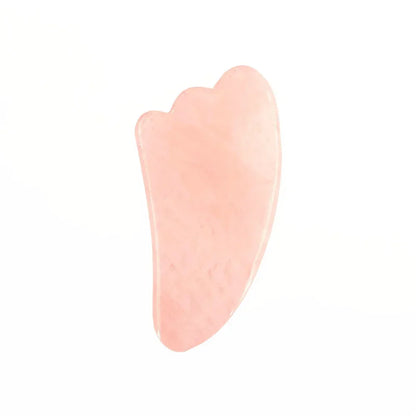 Set de Massage Visage en Quartz Rose – Rouleaux & Gua Sha Antirides