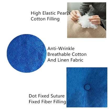 Coussin Rond Zen Confort – Méditation, Yoga & Salon (42 à 55 cm)