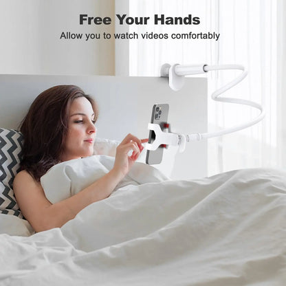 Support Téléphone Flexible 80 cm – Bras Long, Rotation 360°, Fixation Universelle