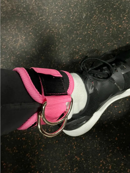 Bandes de Résistance avec Sangles de Cheville – Fitness, Yoga, Entraînement Fessiers et Jambes