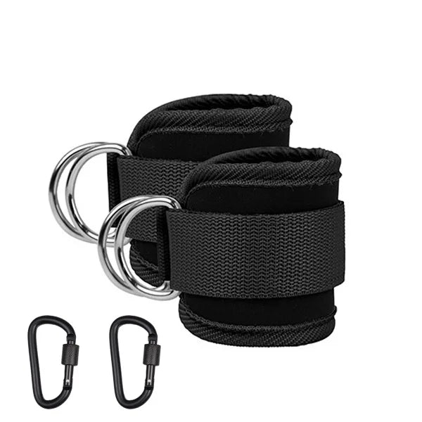Bandes de Résistance avec Sangles de Cheville – Fitness, Yoga, Entraînement Fessiers et Jambes