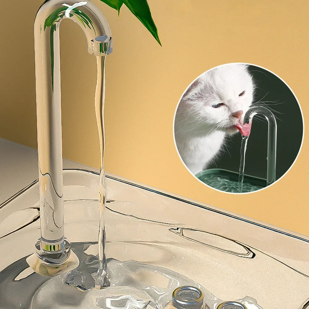 Fontaine à Eau USB Silencieuse pour Chat – 1.5L avec Filtration & Débit Réglable