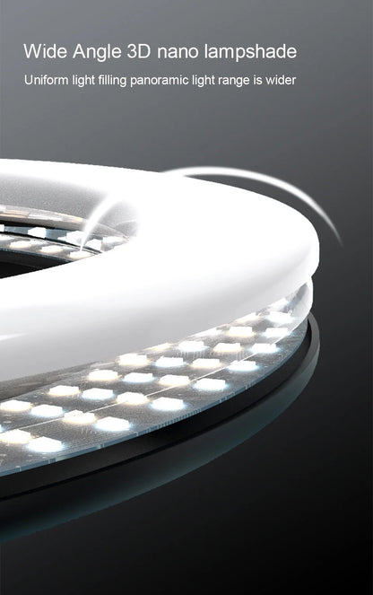 Anneau Lumineux LED 26 cm avec Trépied 200 cm – Éclairage Photo/Vidéo, 3 Modes, Télécommande