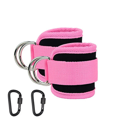 Bandes de Résistance avec Sangles de Cheville – Fitness, Yoga, Entraînement Fessiers et Jambes