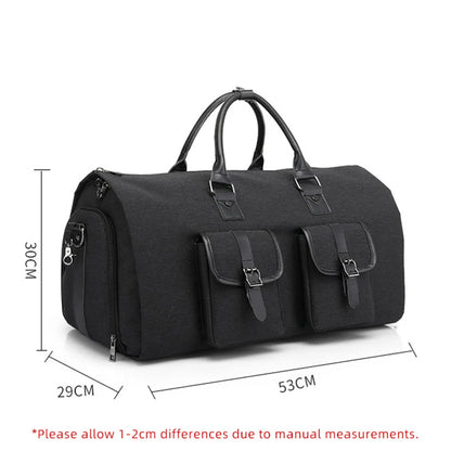 Sac de Voyage 3-en-1 avec Rangement Pliable – Idéal pour les Déplacements, le Sport et les Affaires