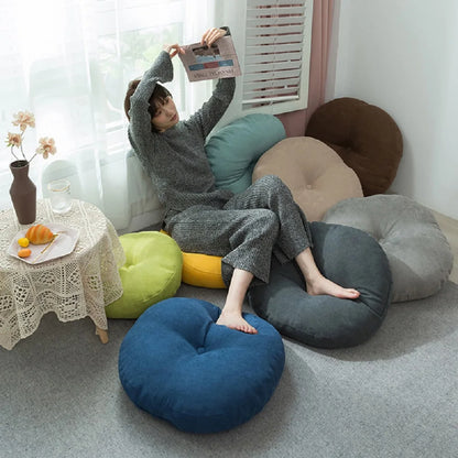 Coussin Rond Zen Confort – Méditation, Yoga & Salon (42 à 55 cm)