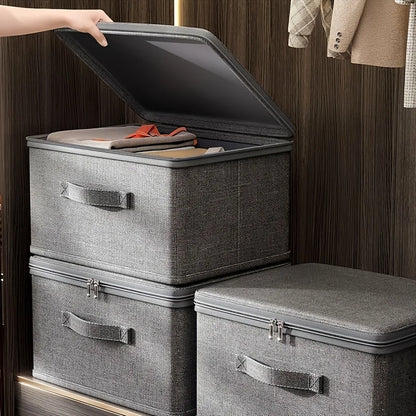 Boîte de Rangement Pliante en Tissu – Grande Capacité, Pliable, Étanche et Empilable
