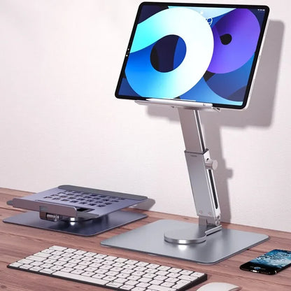 Support de Tablette Réglable en Aluminium – Stable, Universel et Inclinable