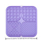 Tapis à Lécher Anti-Glouton pour Chien et Chat – Silicone Antidérapant & Lavable | Idéal pour friandises, yaourt, repas lents