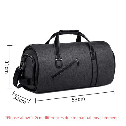 Sac de Voyage 3-en-1 avec Rangement Pliable – Idéal pour les Déplacements, le Sport et les Affaires