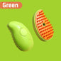 Brosse Vapeur 3-en-1 pour Animaux – Massage, Démêlage & Épilation | Recharge USB & Pulvérisation Vapeur Douce
