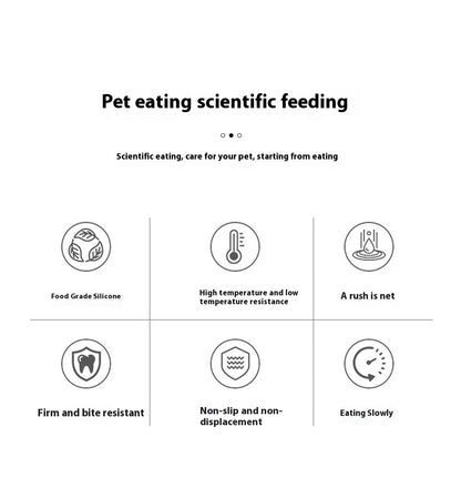 Tapis à Lécher Anti-Glouton pour Chien et Chat – Silicone Antidérapant & Lavable | Idéal pour friandises, yaourt, repas lents