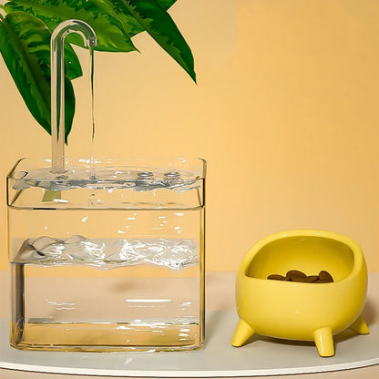Fontaine à Eau USB Silencieuse pour Chat – 1.5L avec Filtration & Débit Réglable