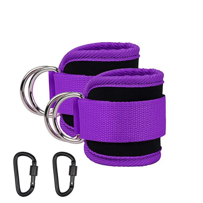 Bandes de Résistance avec Sangles de Cheville – Fitness, Yoga, Entraînement Fessiers et Jambes