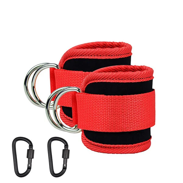 Bandes de Résistance avec Sangles de Cheville – Fitness, Yoga, Entraînement Fessiers et Jambes