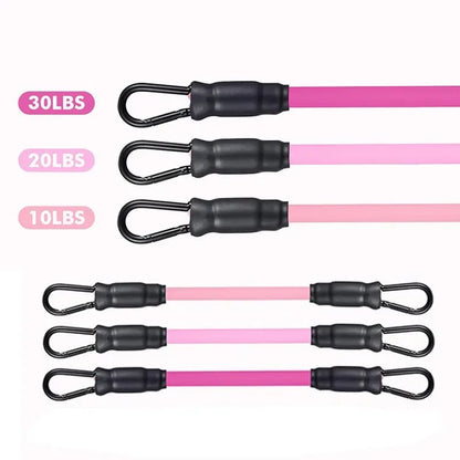 Bandes de Résistance avec Sangles de Cheville – Fitness, Yoga, Entraînement Fessiers et Jambes