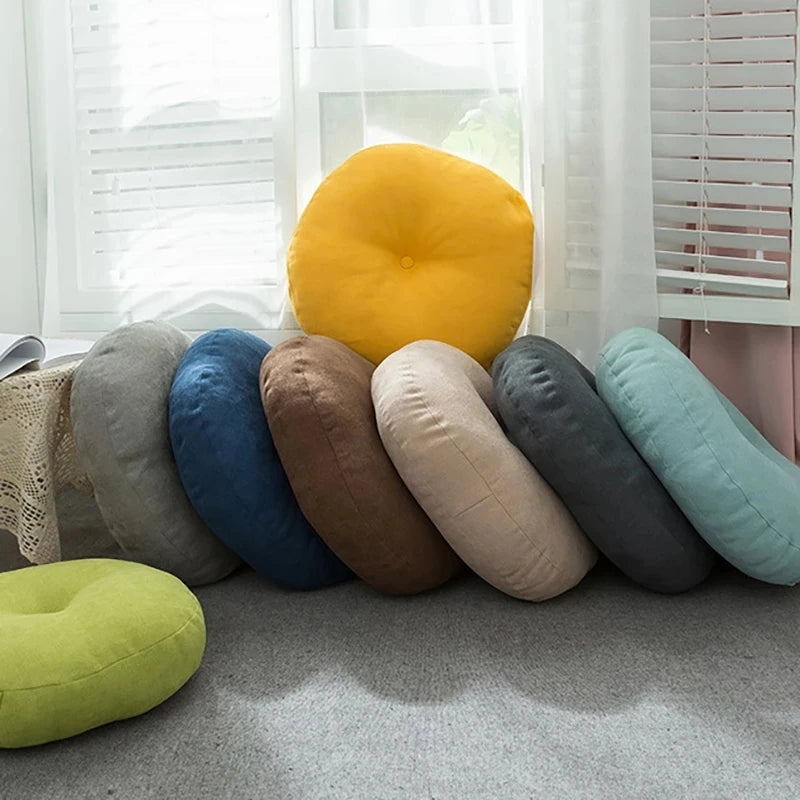 Coussin Rond Zen Confort – Méditation, Yoga & Salon (42 à 55 cm)