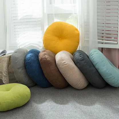 Coussin Rond Zen Confort – Méditation, Yoga & Salon (42 à 55 cm)