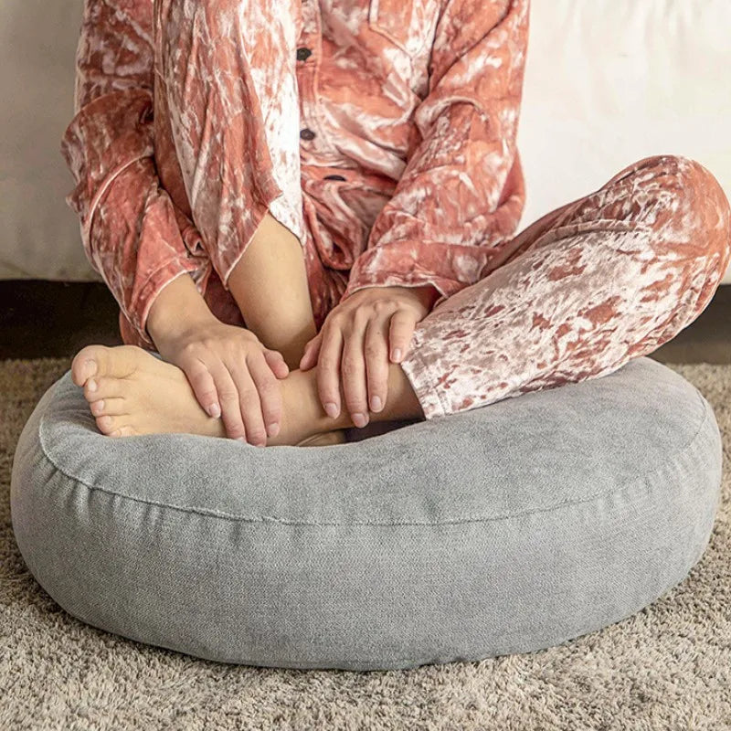 Coussin Rond Zen Confort – Méditation, Yoga & Salon (42 à 55 cm)