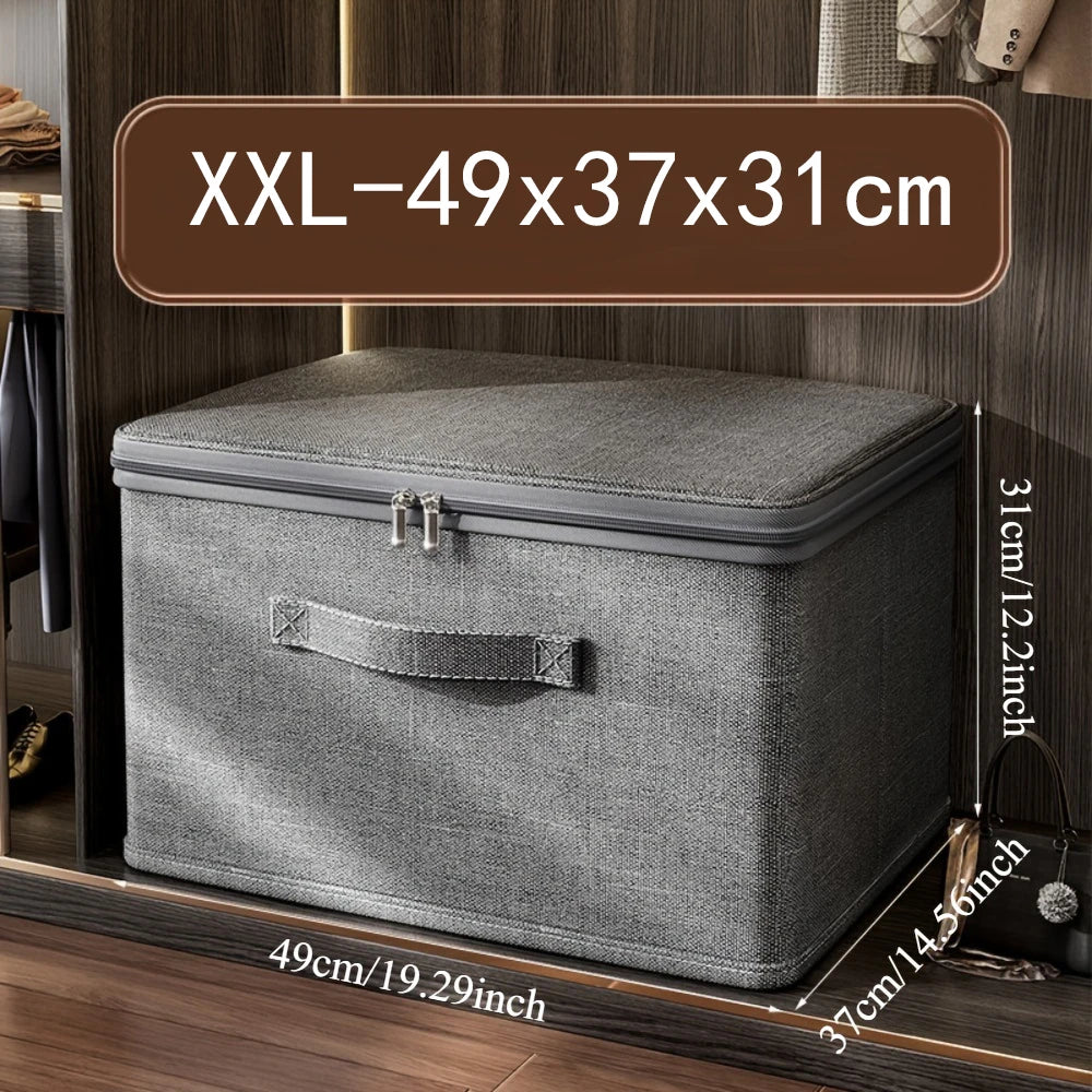 Boîte de Rangement Pliante en Tissu – Grande Capacité, Pliable, Étanche et Empilable