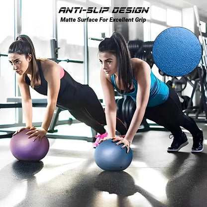 Balle de Pilates 25 cm – Équilibre, Fitness & Yoga | Anti-éclatement & Surface Antidérapante