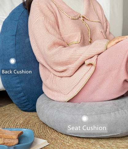 Coussin Rond Zen Confort – Méditation, Yoga & Salon (42 à 55 cm)