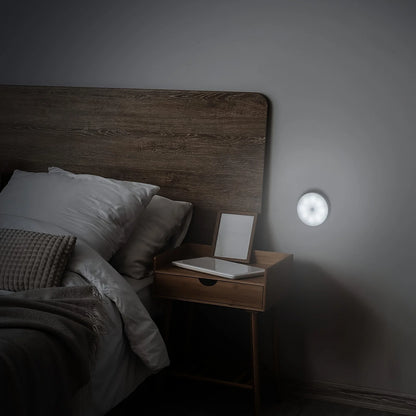 Veilleuse LED Sans Fil – Détecteur de Mouvement | Rechargeable USB | Lumière Nocturne Intelligente pour Chambre, Escaliers, Placard