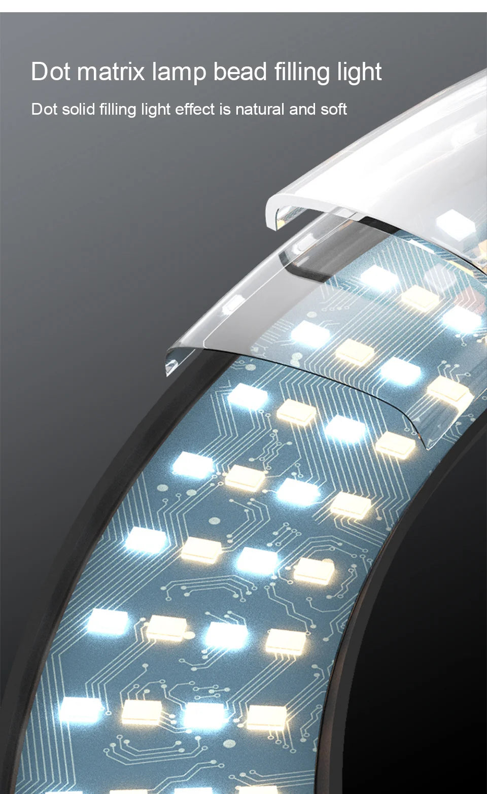 Anneau Lumineux LED 26 cm avec Trépied 200 cm – Éclairage Photo/Vidéo, 3 Modes, Télécommande