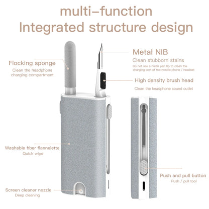 🧼 Kit de Nettoyage Premium 5-en-1 – Design Compact & Haute Précision