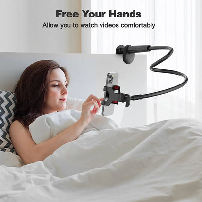 Support Téléphone Flexible 80 cm – Bras Long, Rotation 360°, Fixation Universelle