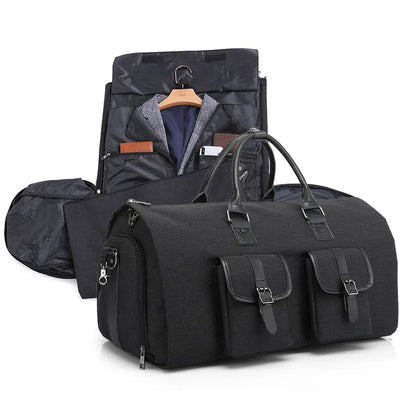 Sac de Voyage 3-en-1 avec Rangement Pliable – Idéal pour les Déplacements, le Sport et les Affaires