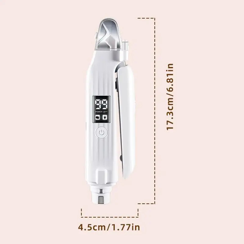 🐾 Coupe-Griffes Électrique 2-en-1 – Lime & Lumière LED Intégrée