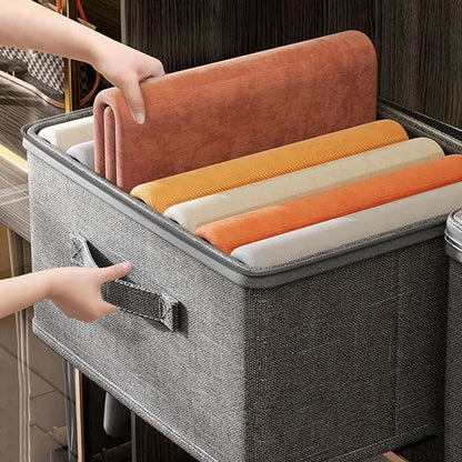 Boîte de Rangement Pliante en Tissu – Grande Capacité, Pliable, Étanche et Empilable