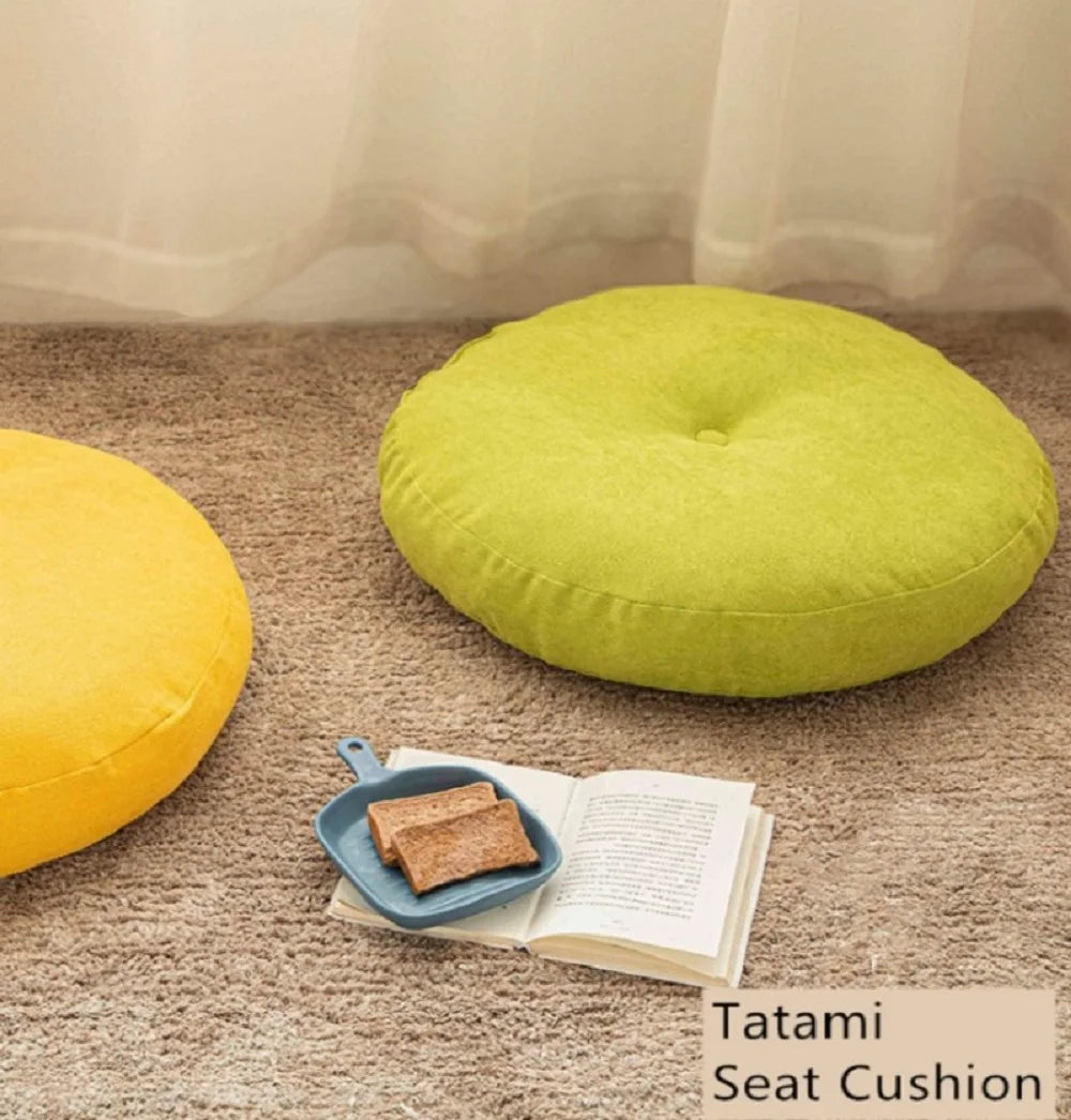 Coussin Rond Zen Confort – Méditation, Yoga & Salon (42 à 55 cm)