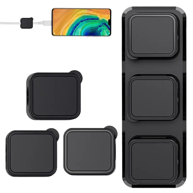 🧲 Organiseur de Câbles Magnétique – Fixation Adhésive & Clips Aimantés