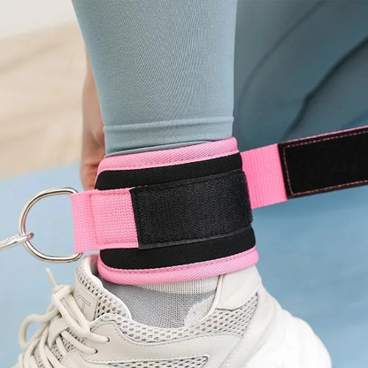 Bandes de Résistance avec Sangles de Cheville – Fitness, Yoga, Entraînement Fessiers et Jambes