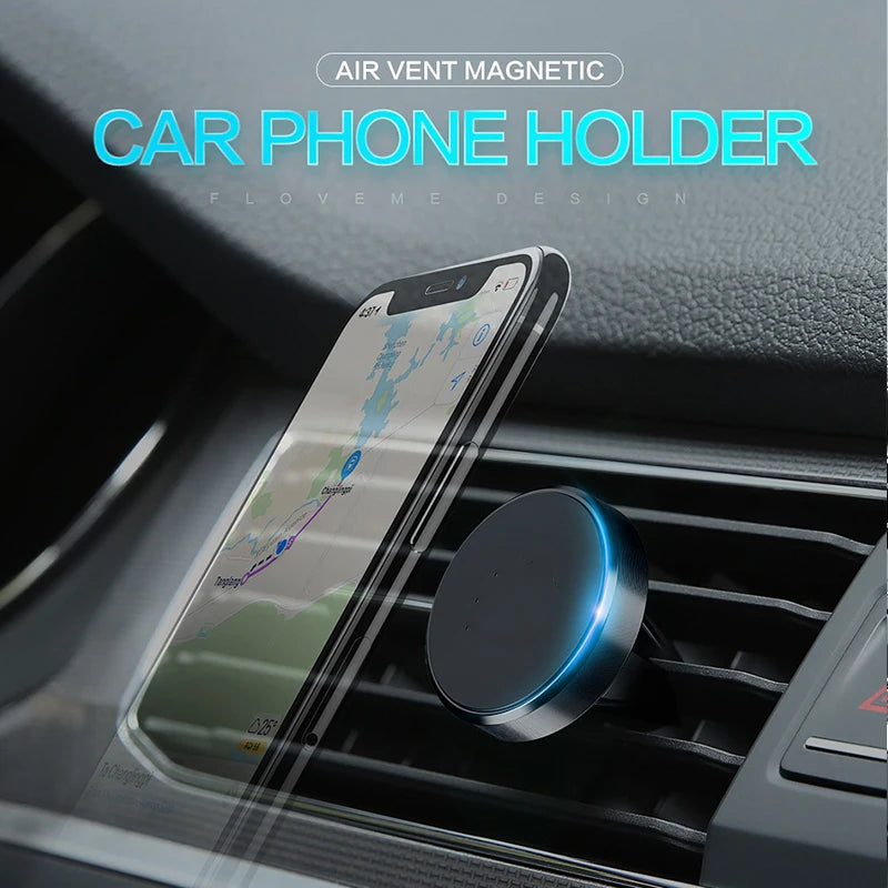 Support Téléphone Magnétique Voiture - Ultra Puissant & Compact
